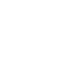 A white down arrow with a circle above it on a black background.